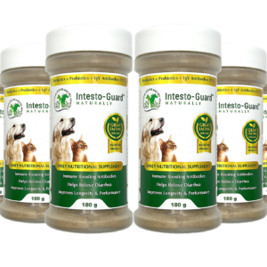 Intesto–Guard™ 180g Probiotic Powder for Pets (Case of 6)